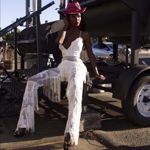 Sass Fringe Jumpsuit